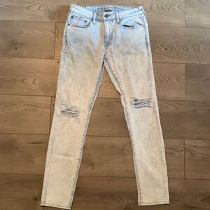 AMERICAN EAGLE Men’s Ripped Skinny Jeans